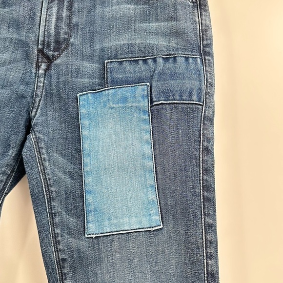 BLACK Orchid NWT Women’s Mid Rise Patchwork Skinny Jeans Size 26 - Picture 3 of 14